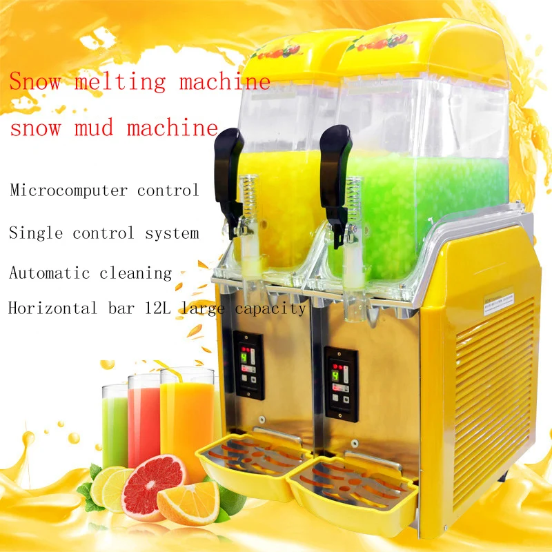 Slushie Machine Commercial Ice-Cool Juice Smoothie Slush Maker Distributore Automatico Di Bevande Congelate Per La Casa