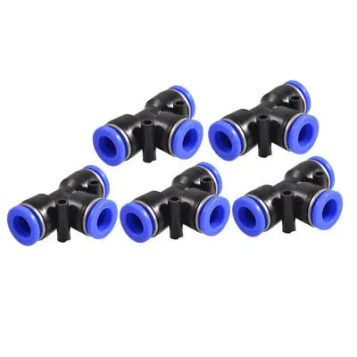 5 Pz 12Mm A 12Mm T Stile Raccordi One Touch Push In Rapide Connettori