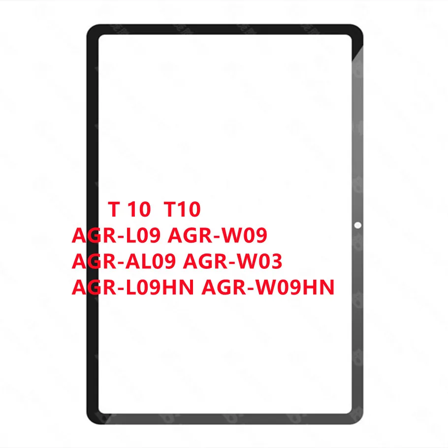 Nuovo Per Huawei Matepad T 10 T10/Honor Pad X6 Agr-L09 Agr-W09 Agr-Al09 Agr-W03 L09Hn W09Hn Pannello Frontale In Vetro Esterno Touch Con Oca