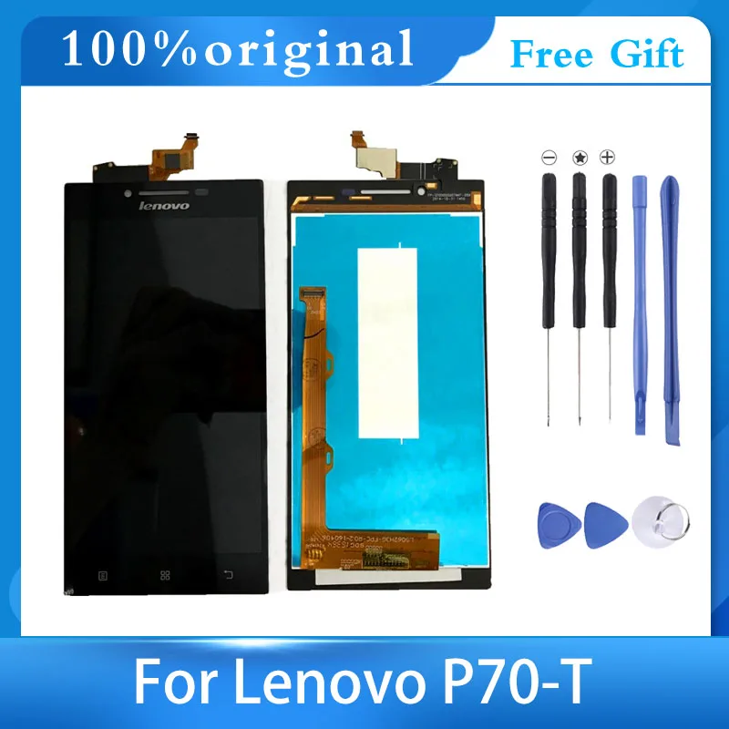 Originale Per Lenovo P70 Display Lcd Touch Screen Digitizer Assembly Con Telaio P70-A Sostituzione P70-T Per Lenovo P70 Display