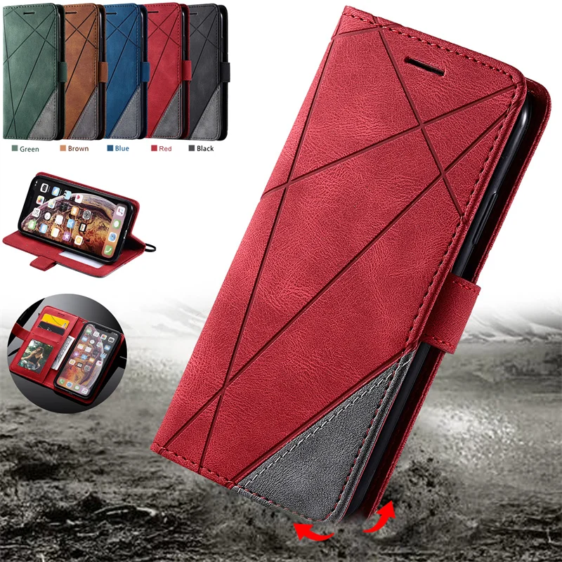 Per Oppo Reno8 T Cph2505 Custodia Good Skin Touch Capa In Pelle Per Oppo Reno 8 Pro Plus 7 4G 5G Cover Flip Magnetic Card Holder Etui