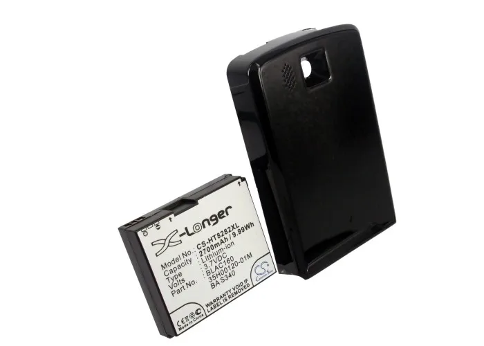Batteria Cameron Sino 2700Mah Blac160 Per Htc/Dopod Blackstone 100, T8282, Touch Hd, Touch Pro Hd, Per T-Mobile Touch Pro Hd