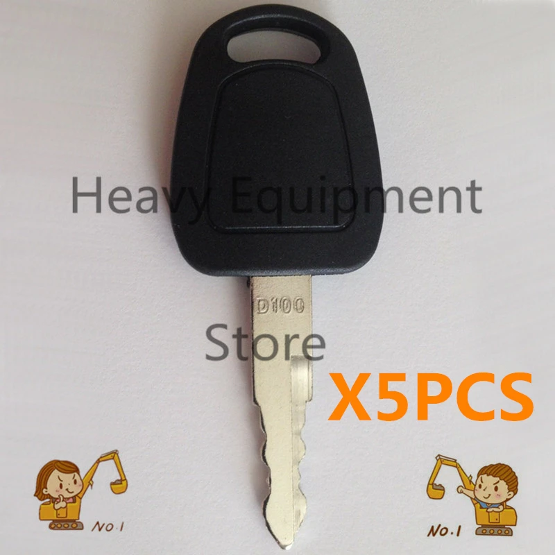 5 Pcs D100 Chiave Per Daewoo Terex Doosan Escavatore Attrezzature Pesanti D100 F900 Eli80-0125