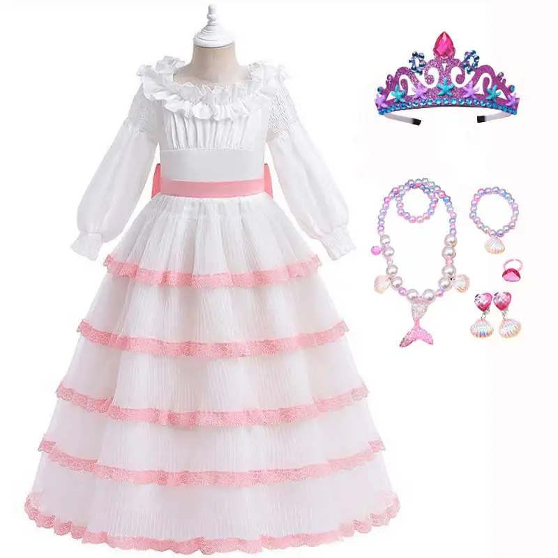 The Little Mermaid Dress 2023 Girls Costume Party Sirenetta Ariel Costume Cosplay Princess Dresses