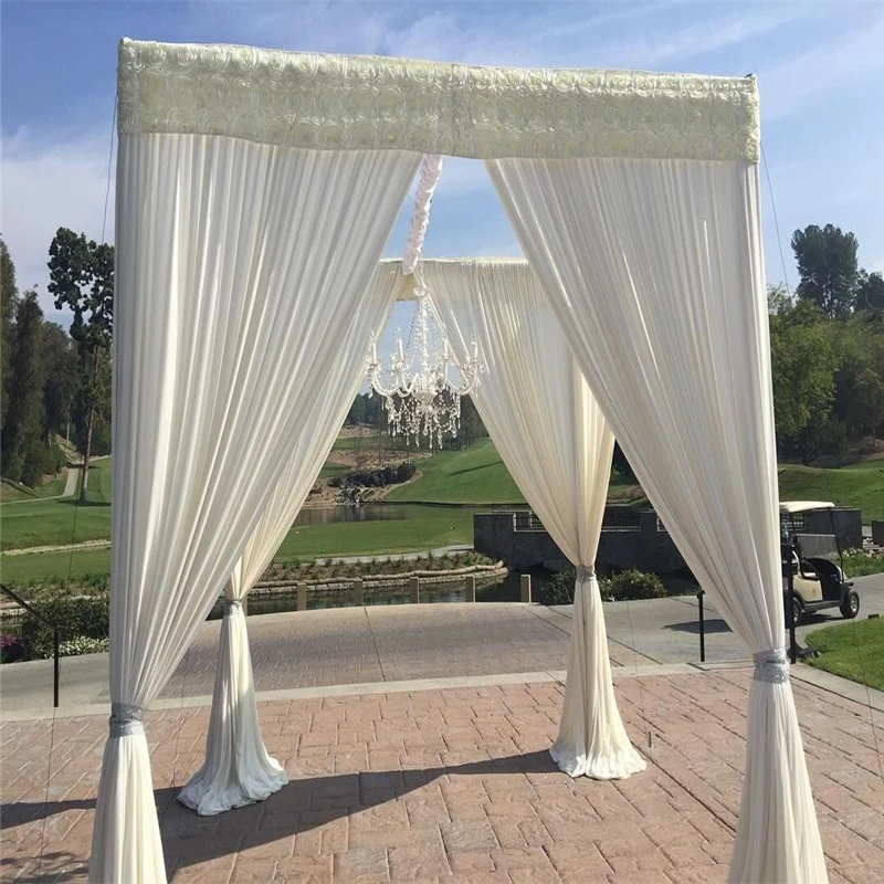 3M Square Pavilion Wedding Background Frame Puntelli Event Party Decoration Fondale Stand Arch Telescopico Pole Yarn Truss