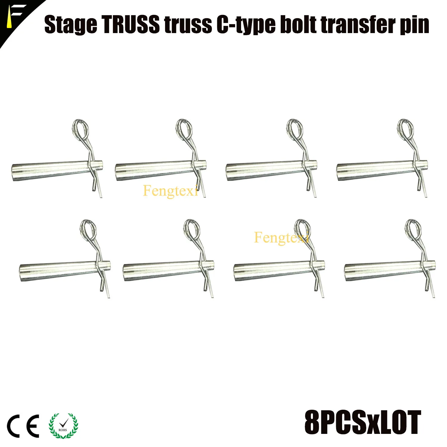 8Pcs Fase Truss Scrocco Spille Pollice Blocco Di Tipo C Fibbia Macchina Di Luce Truss Cornice Parti Del Connettore Truss Manica Spille Accessori