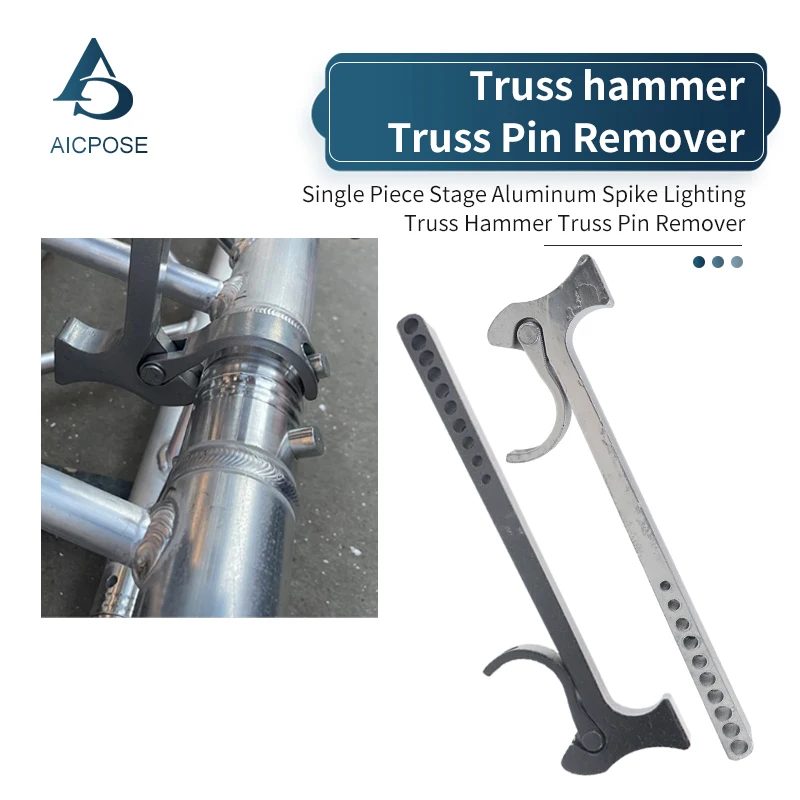 1 Pz Stage Alluminio Spigot Illuminazione Truss Hammer Truss Pin Remover Per Traliccio Globale F34