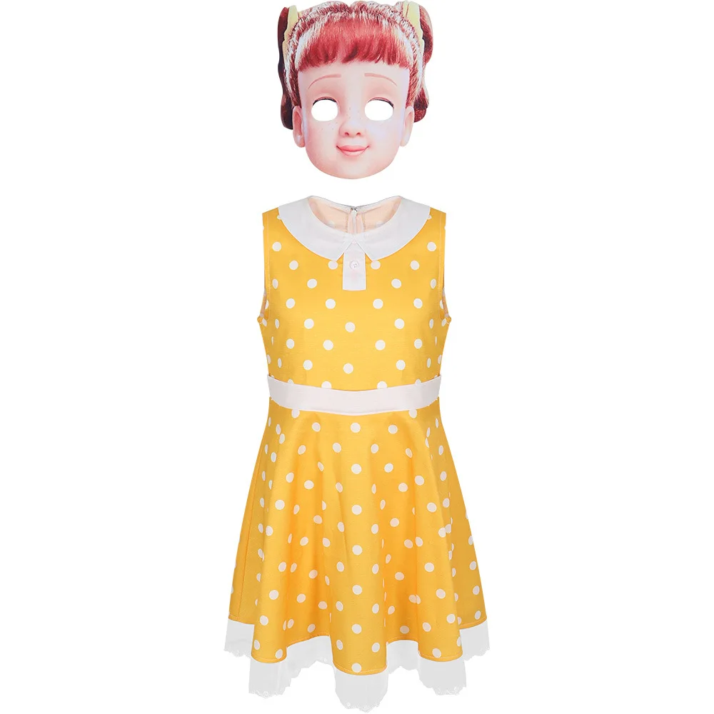 Bambini Gabby Cosplay Toy Dollhouse Costume Kid Girls Dresses Mask Halloween Carnival Outfits