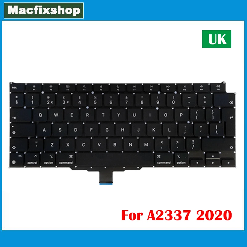 Nuovo Laptop Uk English A2337 Sostituzione Tastiera 2020 Anno Per Macbook Air Retina M1 A2337 Tastiera Uk Emc 3598 Testato