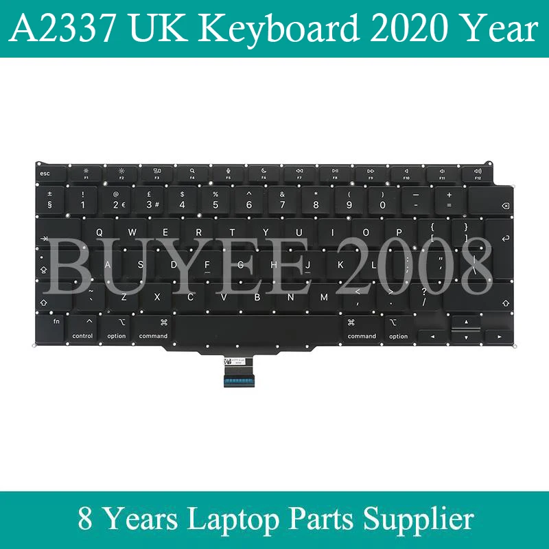 Nuova Tastiera Originale 13 "2020 Anno A2337 Uk Per Macbook Air Retina 13.3" A2337 Sostituzione Tastiere Uk