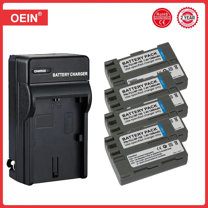 7.4V 1300Mah Np-150 Np150 Fnp150 Fnp-150 Batteria Per Fotocamera Digitale Per Fujifilm Fuji Finepix S5 Pro Is Pro Slr