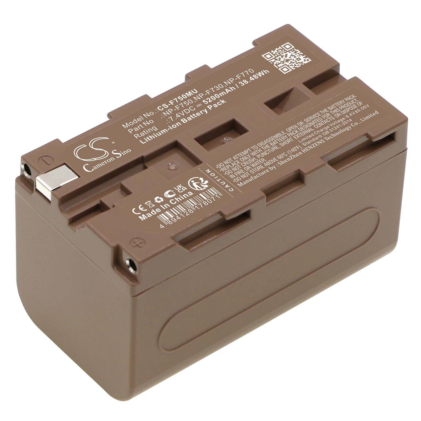 Fotocamera 5200Mah Batteria Per Atomos Ninja 10-Bit Dte Field Recorder Blaupunkt Erc884 Blaupunkt Cc-R900H F9