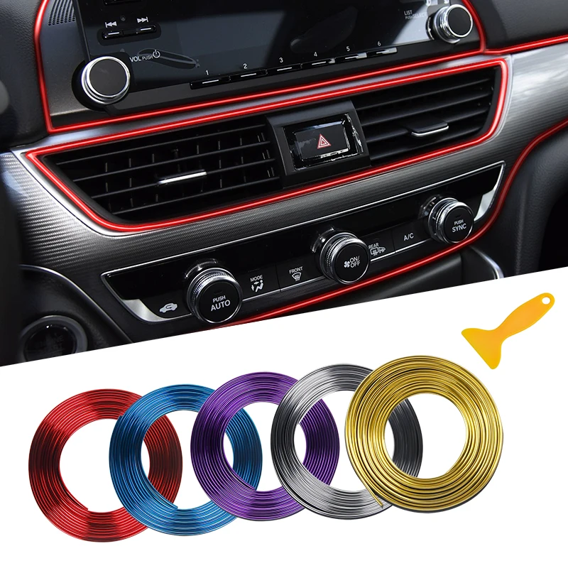 Accessori Auto Universali Inserto Trim Styling Interior Decor Per Bmw E92 Coupe Fiat Stylus Jaguar Audi A6 C6 Citroen C2