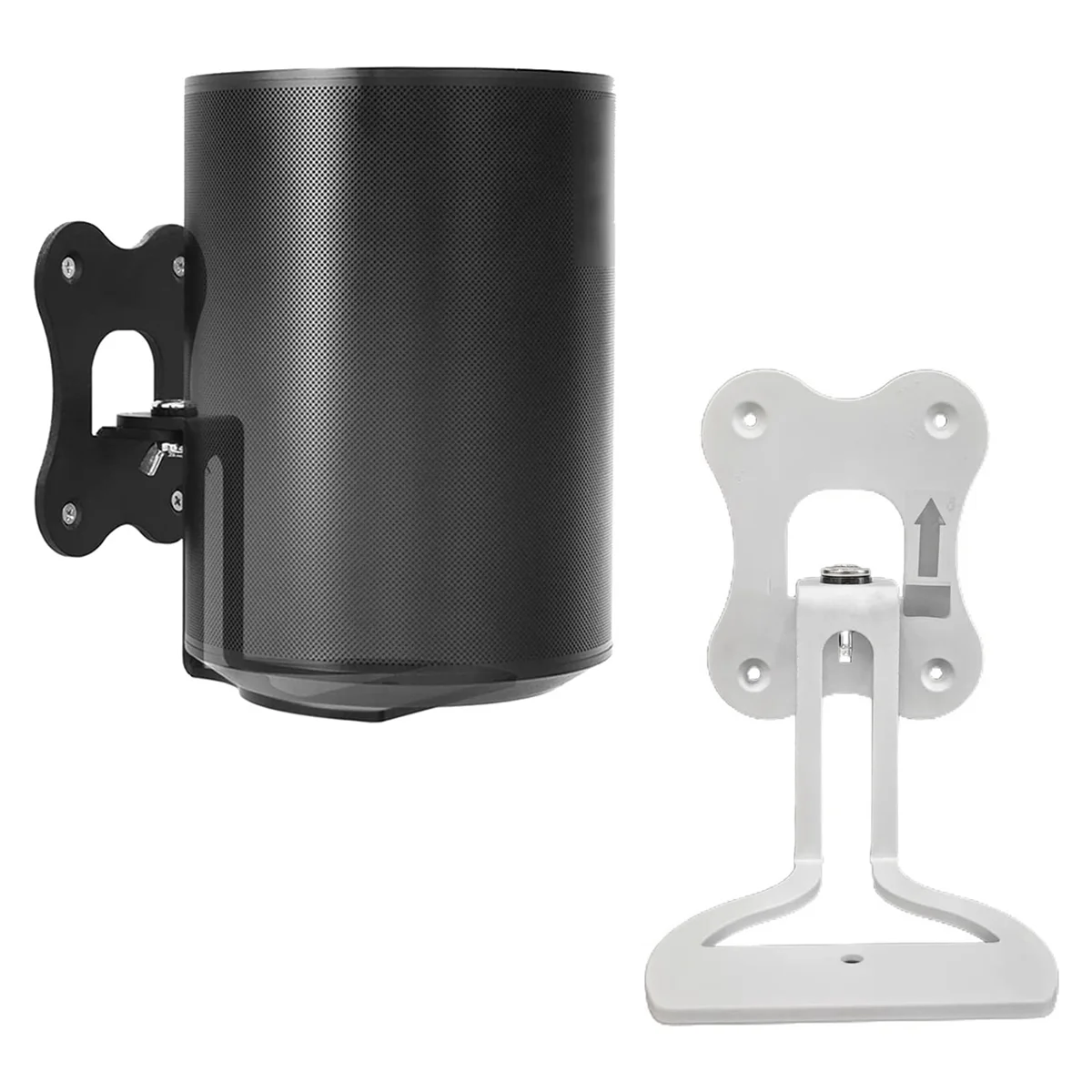 Supporto Da Parete In Metallo Per Altoparlante Wireless Sonos Era 100, Supporto Da Parete Regolabile Per Sonos Era 100 (Bianco)