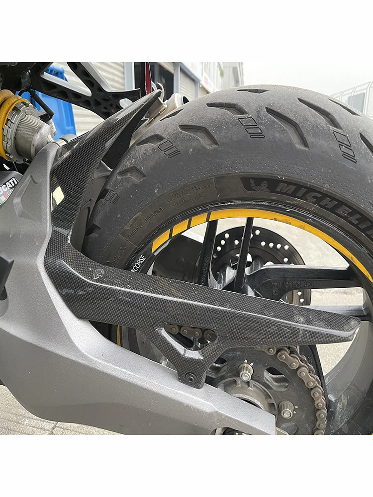 Copertura Parafango Posteriore Carenatura Per Ducati Monster 821 2014 + Full Carbon Fiber 100%