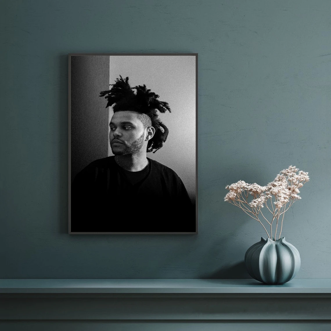 The Weeknd Poster Music Album Cover Poster Rap Hip Hop Pop Music Star Canvas Poster Print (Senza Cornice)