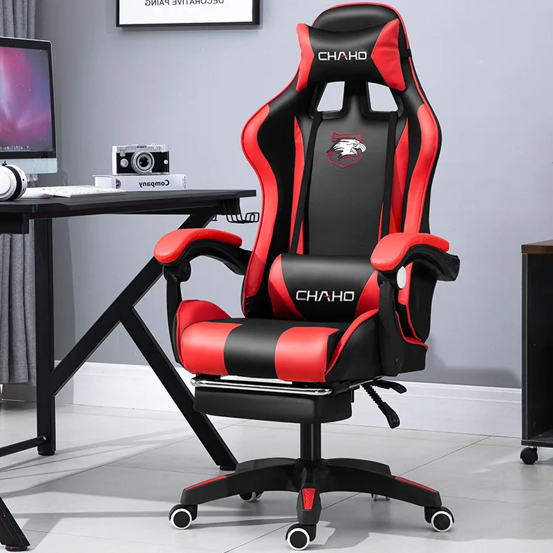 Wcg Gaming Chair Office Latex Cushion Bluetooth Computer Chair Sedia Boss Di Alta Qualità In Pelle Lol Internet Anchor Racing Chair