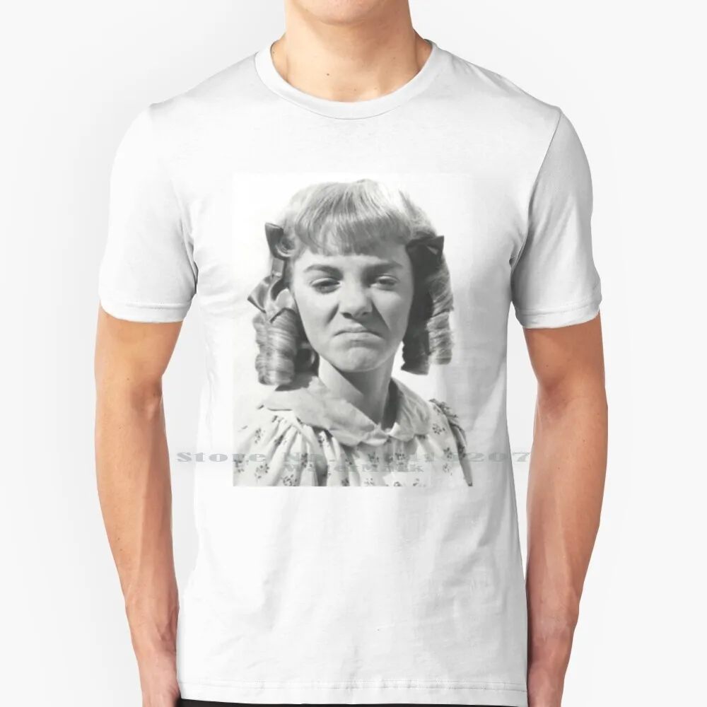 Mean 'Ol Nellie Oleson-Maglietta Little House 100% Puro Cotone Nellie Oleson Dalton Nellie Oleson Nelly Mean Rbf Little House