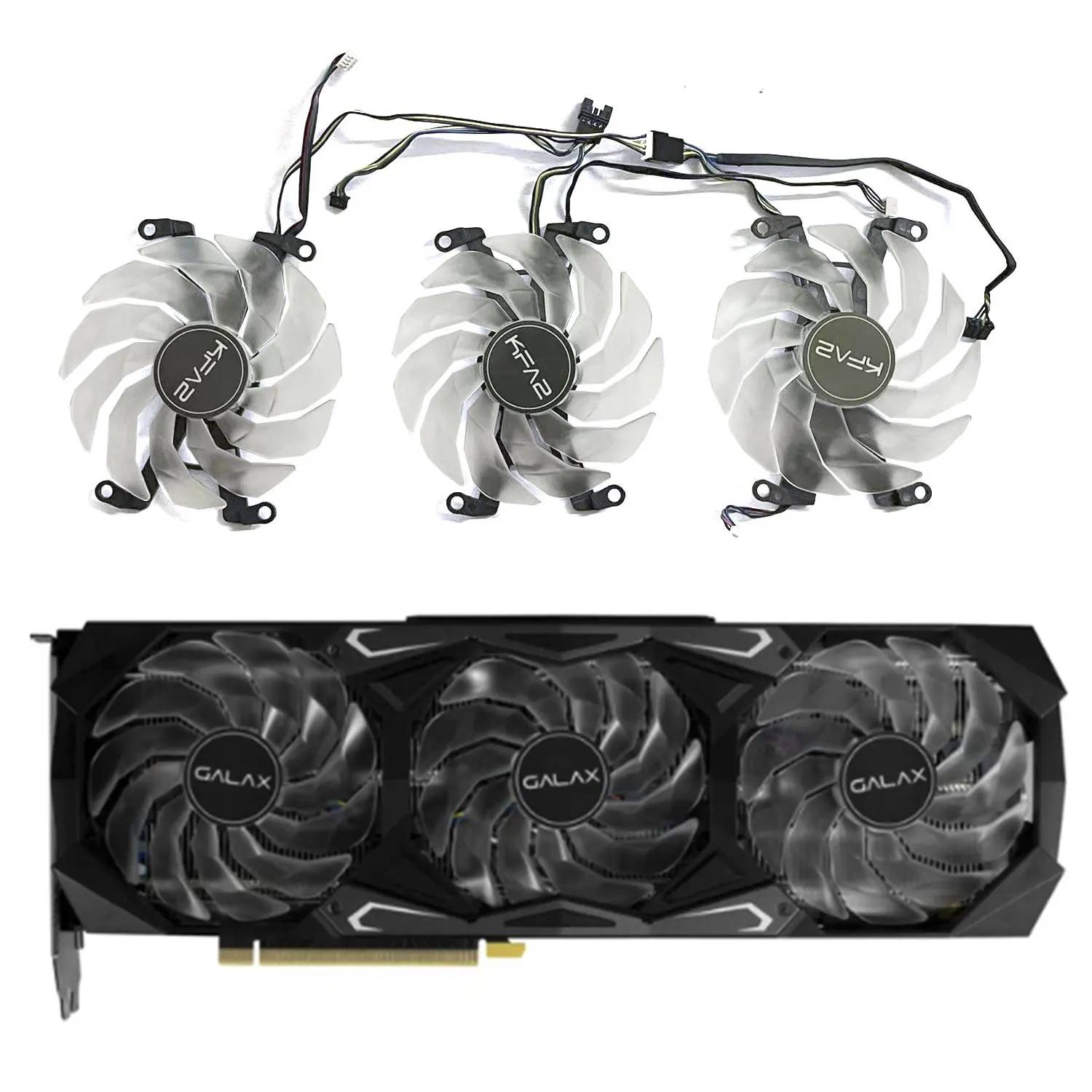 Ventola Originale Nuovissima A 4Pin 89Mm Rtx3080 Gpu Adatta Per Ventola Di Ricambio Per Scheda Grafica Galaxy Rtx3080 3080Ti 3090 Xingyao