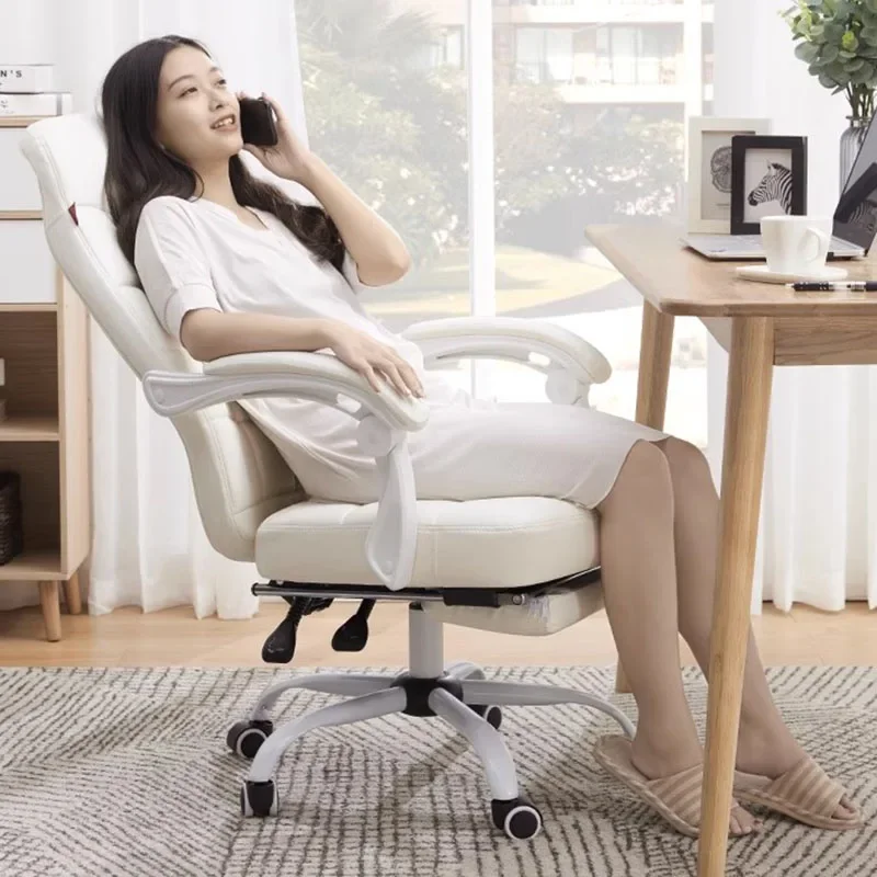 Sedie Da Soggiorno Da Gioco Per Ufficio Vanity Nordic Girl Sedie Di Lusso Girevole Modern Throne Computer Poltrona Lounge Suite Furniture