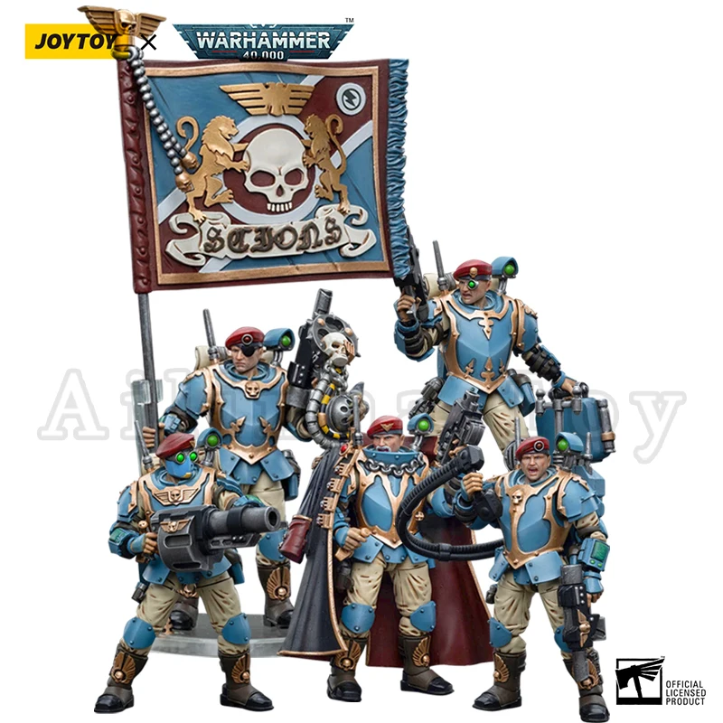 Joytoy 1/18 Action Figure 40K Tempestus Scions Command Squad Anime Modello Militare Spedizione Gratuita