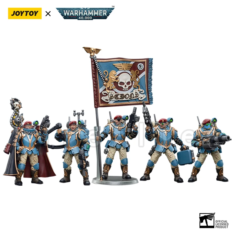 1/18 Joytoy Action Figure (5 Pz/Set) 40K Tempestus Scions Command Squad Anime Model Toy Spedizione Gratuita