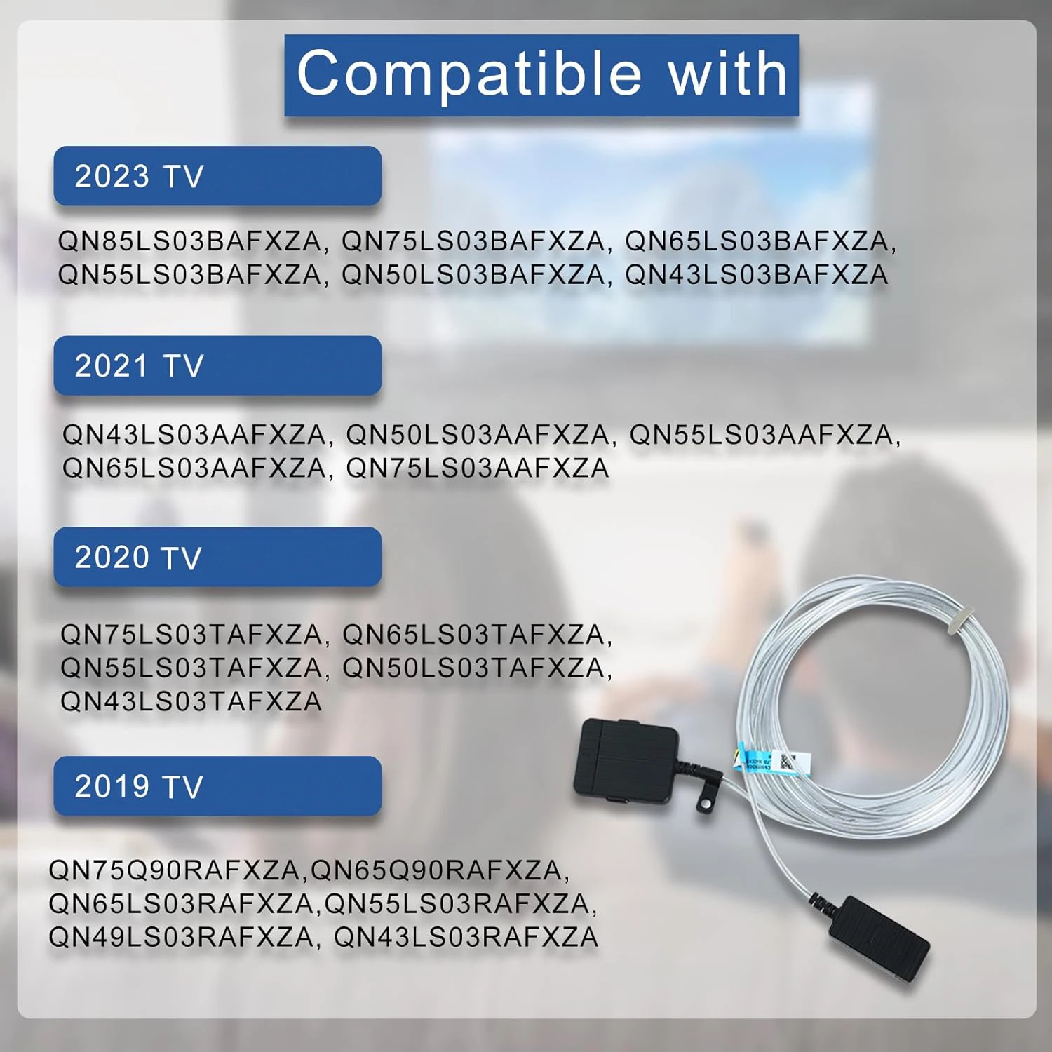 Vg-Socr15/Za Bn39-02470A Per Qled 4K & The Frame Tvs Q90Ra Ls03Aa Ls03Ra Ls03Ba Ls03Ta Serie 15M/49 Ft Cavo Ottico Invisibile