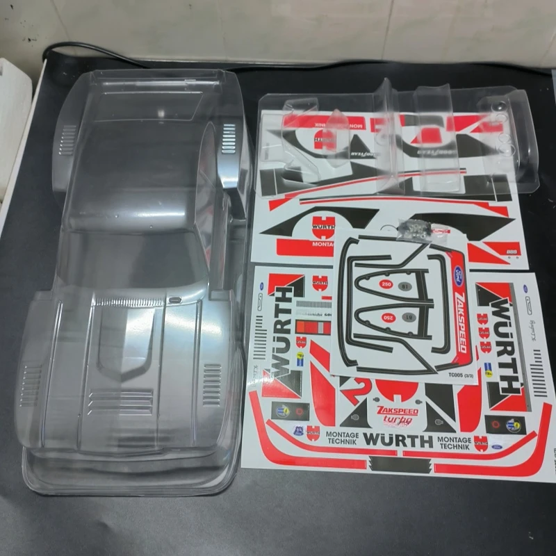 Tc005 1/10 Ford Zakspeed Capri Gr5 Guscio Trasparente, Larghezza 190Mm, Interasse 258Mm Per Rc Drift Tamiya Tt01 Tt02