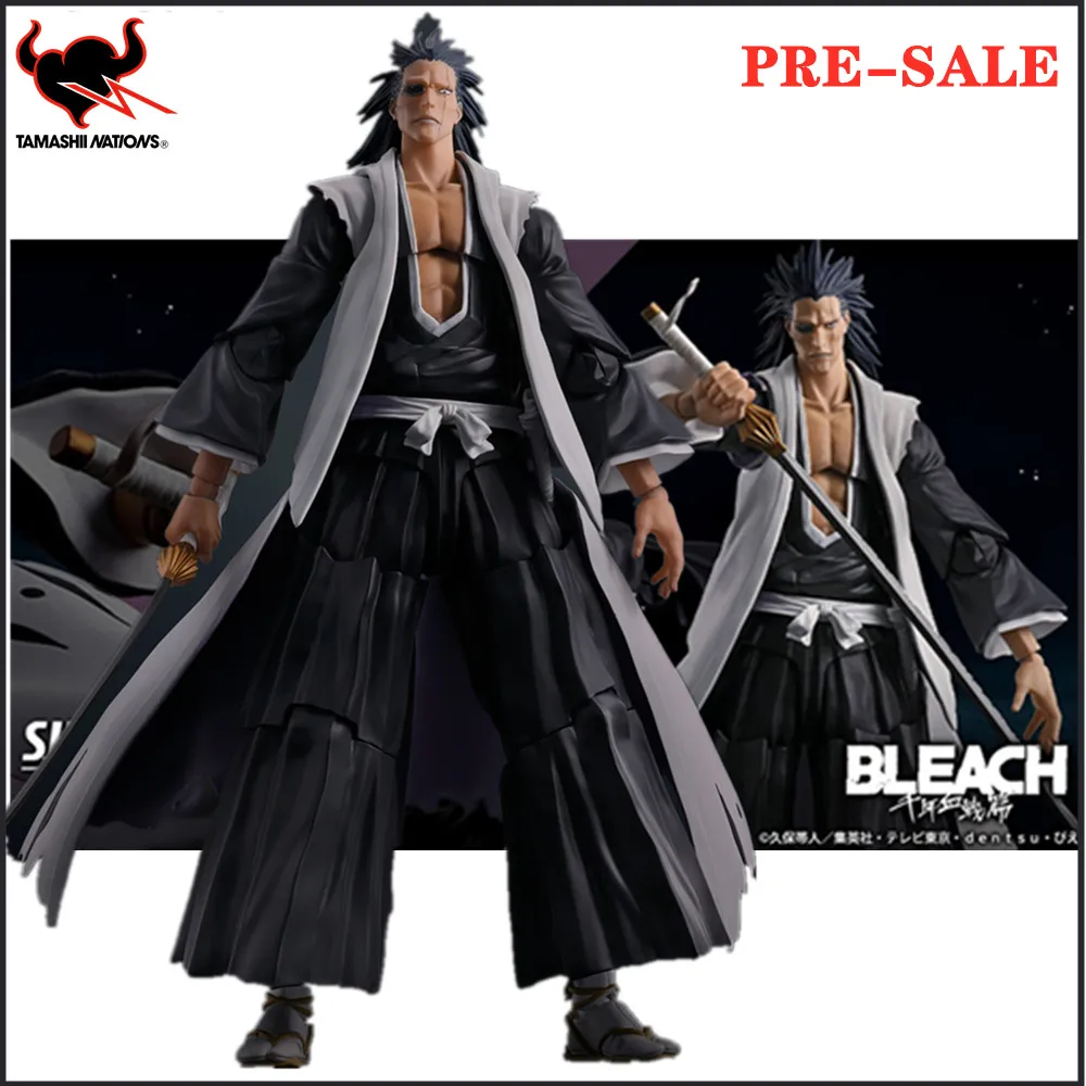 Figure Anime Originali Bleach S.H. Figuards Kenpachi Zaraki Action Figure Collector Pvc Solid And Souls Toys For Children