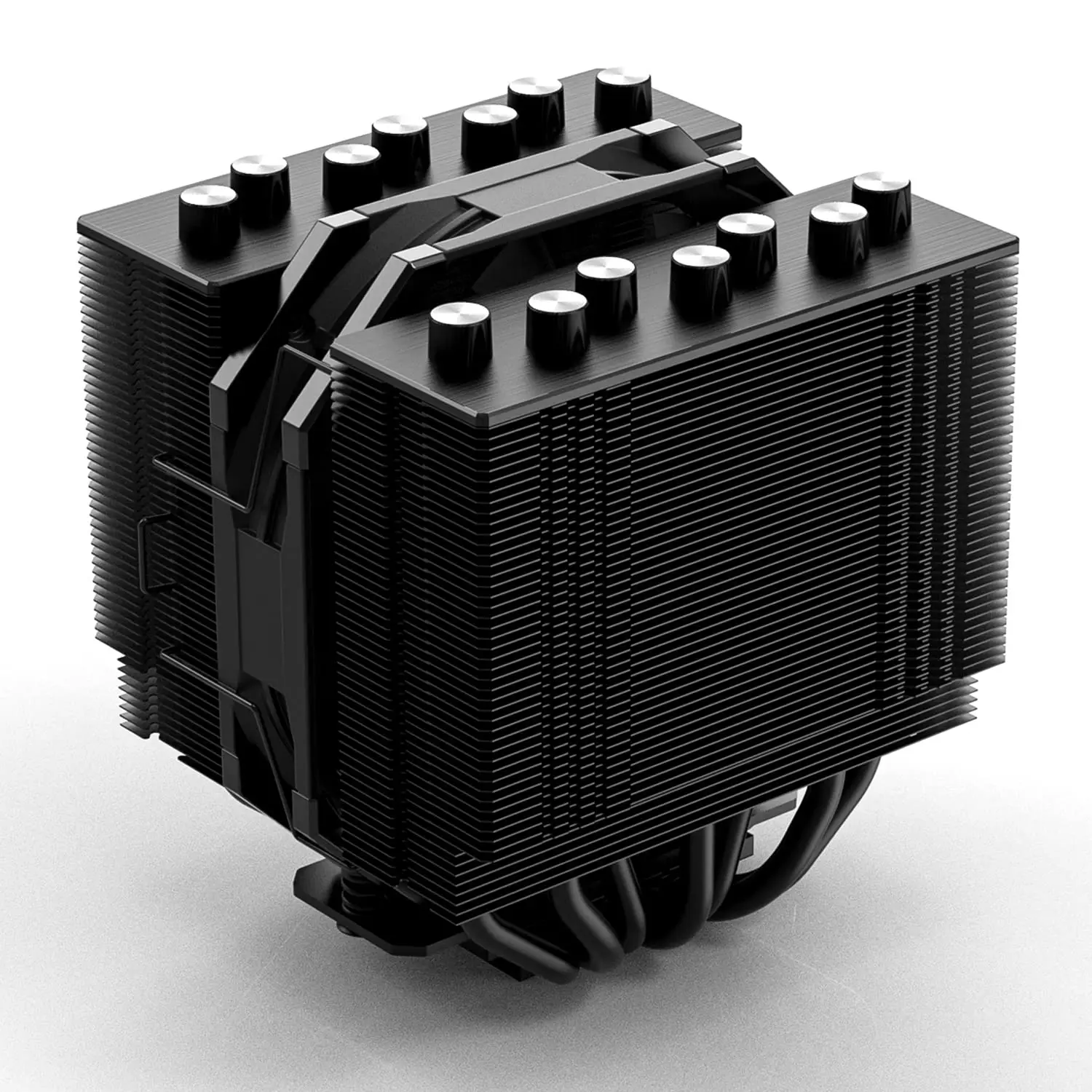 Id-Cooling Se-207-Xt Slim 135Mm Altezza All-Black Cpu Cooler 7 Heat Air Cooler Ventola Pwm Da 120Mm Per Intel 1700/1200/115X, Amd