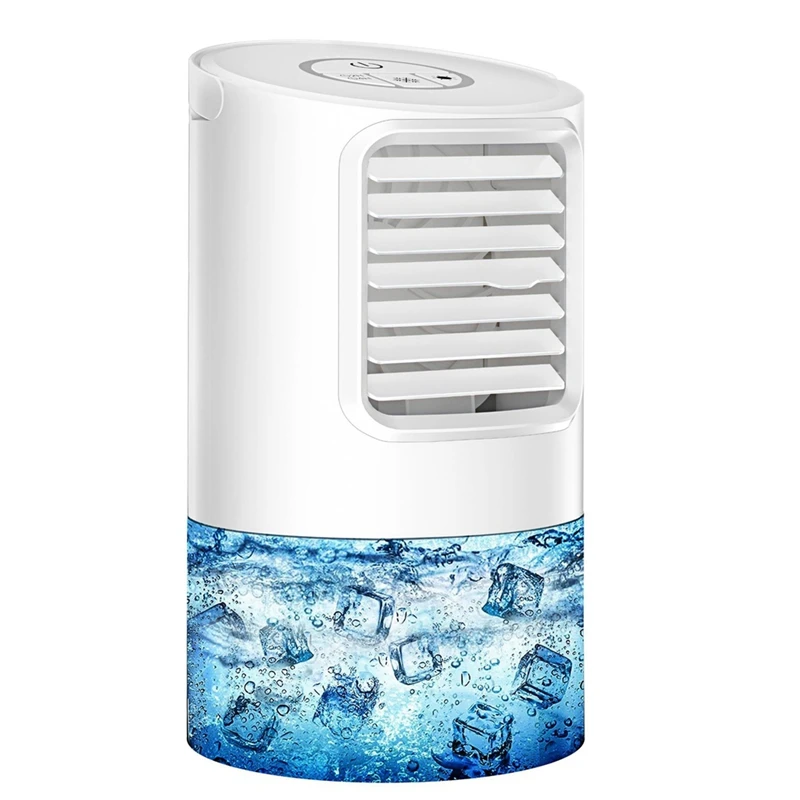 Ventilatore Portatile Per Condizionatore D'Aria 3 Velocità Mini Condizionatore D'Aria Piccolo Condizionatore D'Aria Con Serbatoio Dell'Acqua Da 800Ml