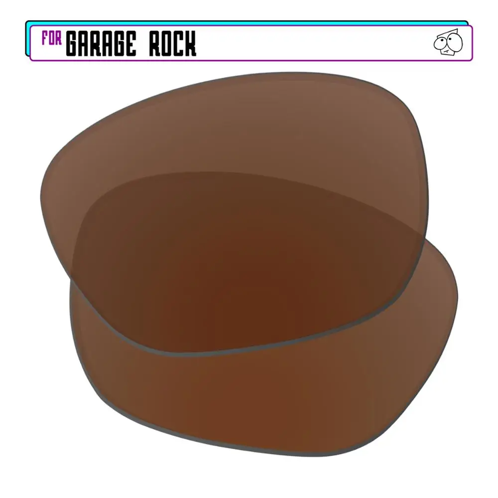 Ezreplace Polarizzati Lenti Di Ricambio Per-Oakley Occhiali Da Sole Garage Rock-Marrone