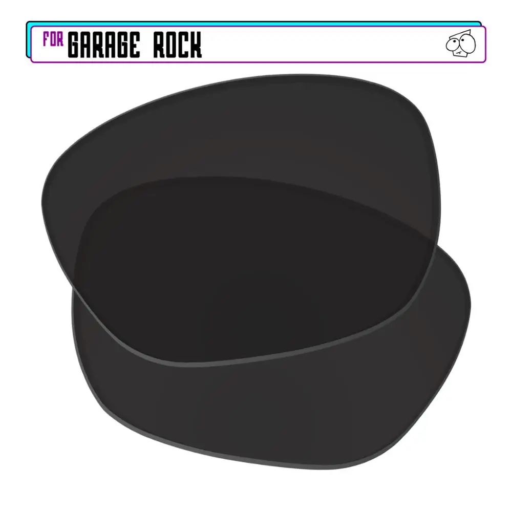 Ezsostituisci Lenti Di Ricambio Per-Occhiali Da Sole Oakley Garage Rock-Nero