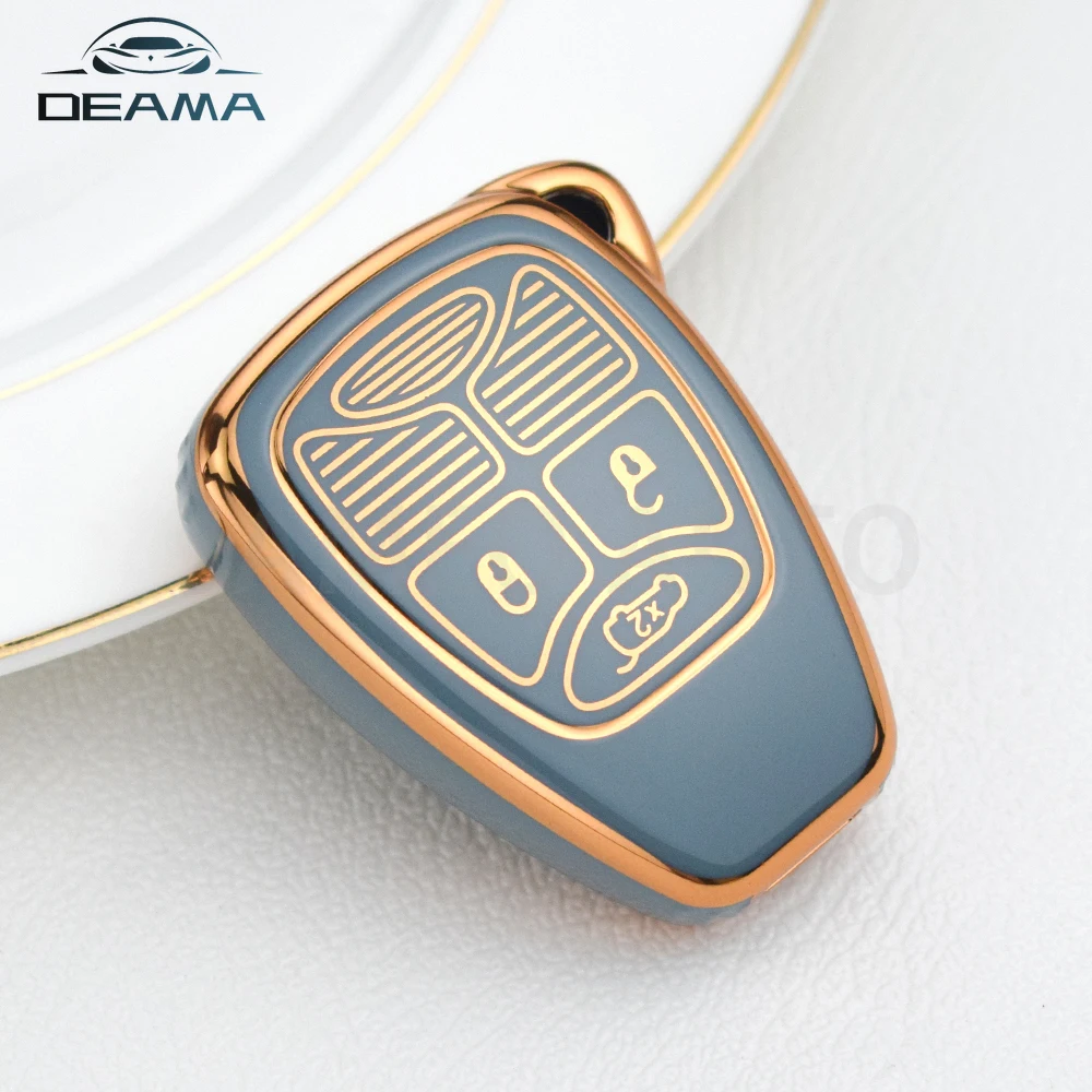 Tpu Car Key Case Cover Portachiavi Card Per Jeep Wrangler Compass Liberty Chrysler 300 Pt Cruiser Sebring Dodge Caliber Nitro