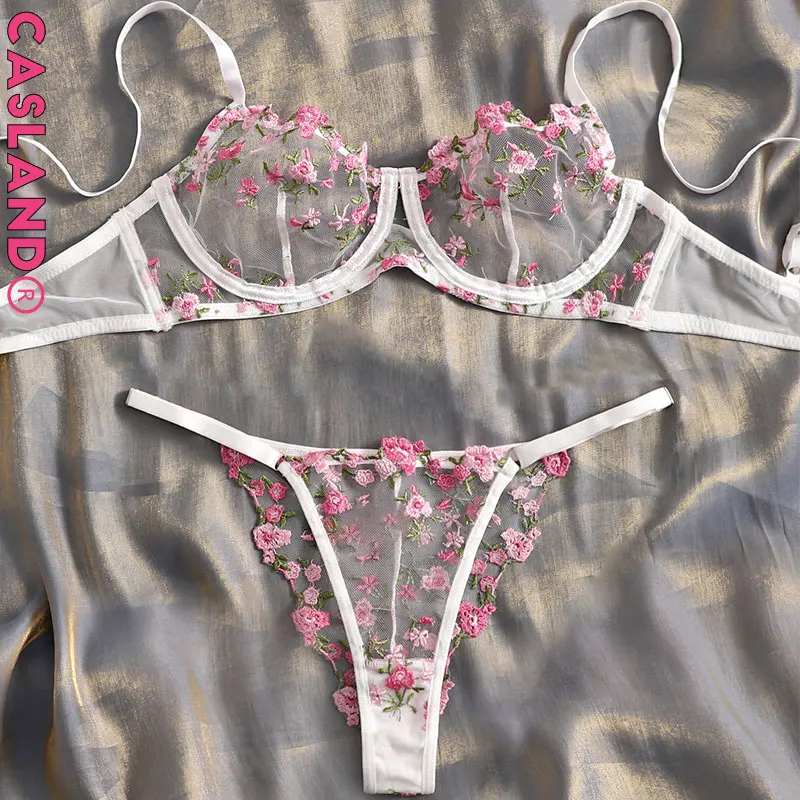 Set Di Reggiseni Sexy Sfoderati Per Le Donne Ultra Sottile Trasparente See Through Bralette Set Bracciali Push Up Con Ferretto Mujeres Perizoma Vendit