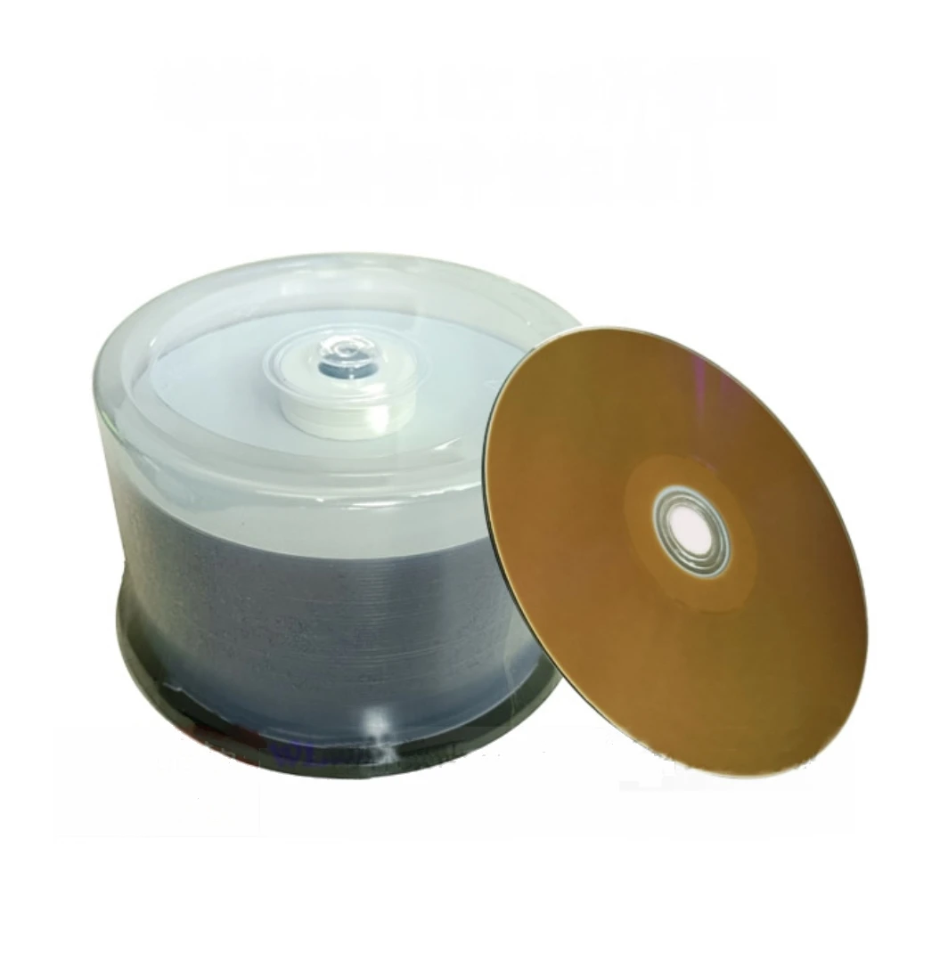 Lth Golden Color Bdr 25G 6X Disco Blu-Ray Bd-R 25Gb Blank Media 50 Pz/Barile