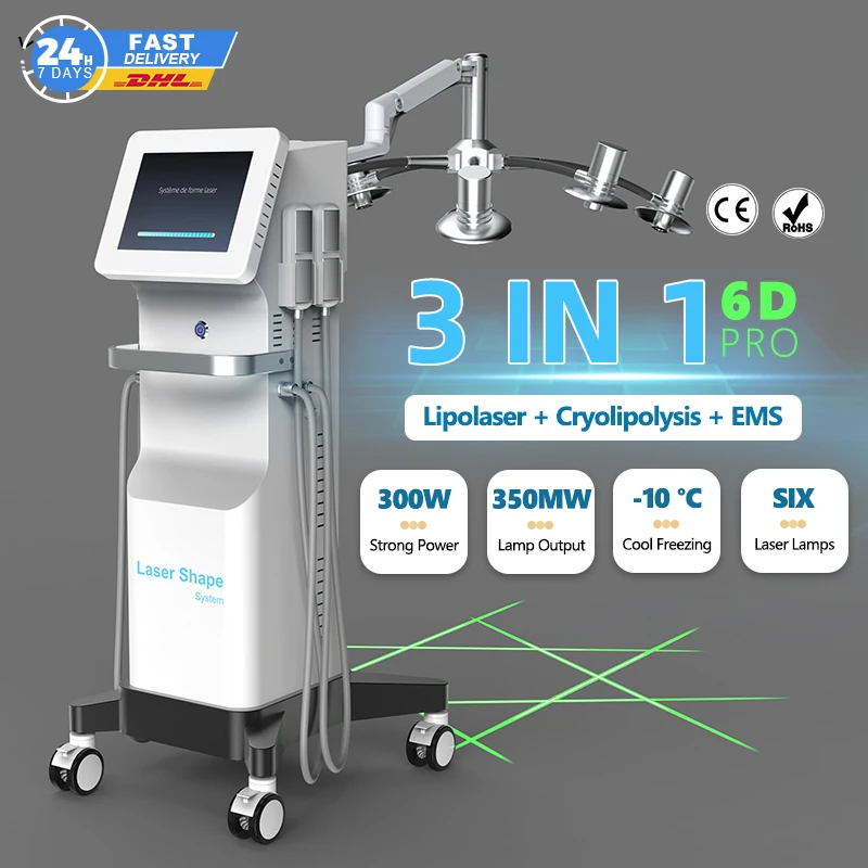 Ultima Macchina Dimagrante Corpo Lipolaser Cryolipolysis Ems Scolpire Indolore Senza Tempo Di Tempo Libero Attrezzature Per La Bellezza Del Salone Di 