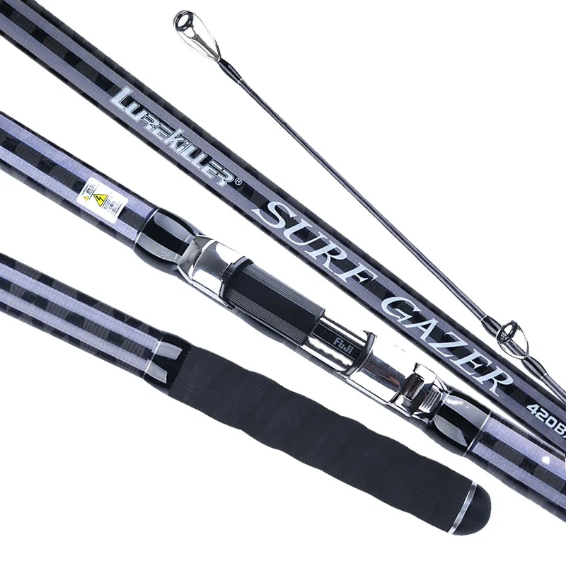 420Bx 4.2M Platina A 3 Sezioni 100-300G Giappone Fuji Parts Spiral X Carbon Surf Canna Da Pesca 35 #