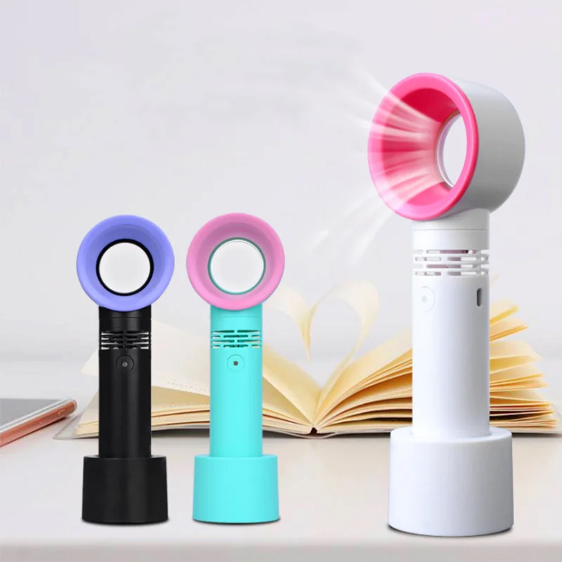 Mini Personal Fan Scrivania Usb Portatile Ricaricabile Senza Lama Portatile Ciglia Elettriche Innestate Estensione Ciglia Dedicata