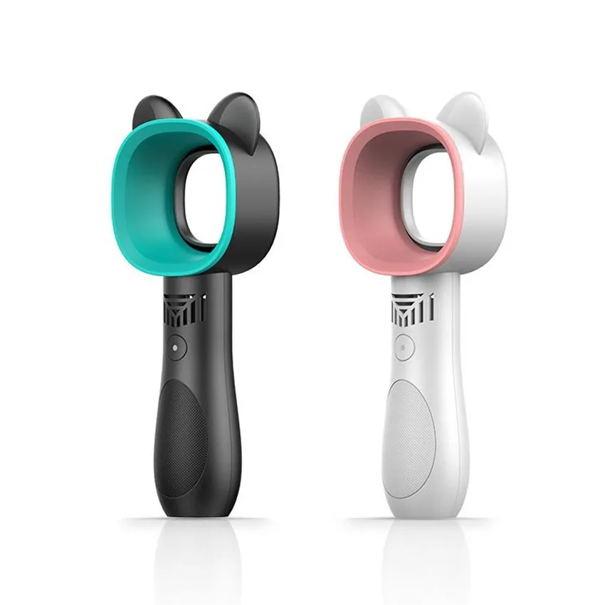 Upgraded Lovely Handheld Eyelash Extension Dryer Mini Bladeless Fan Portable Safe Rechargeable Usb Small Cooler Lash Supplies