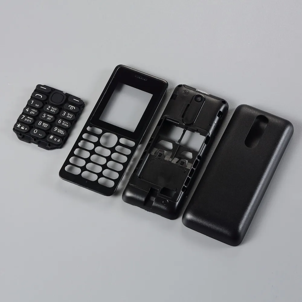 Per Nokia 108 1080 Alloggiamento Telaio Anteriore + Telaio Centrale + Coperchio Posteriore Batteria + Tastiere + Strumenti