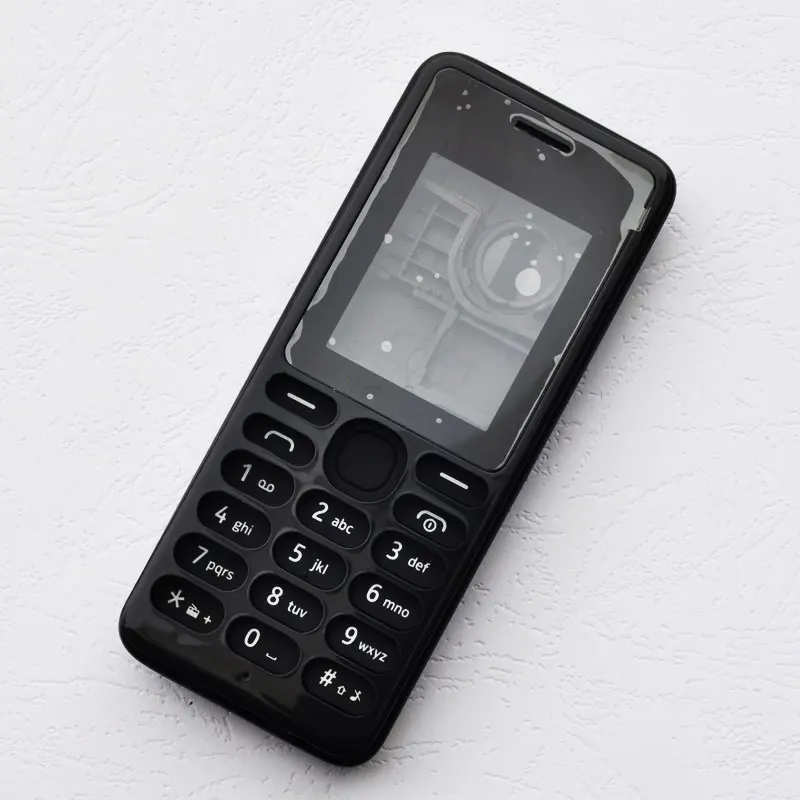 Zugzuc New Plastic Alloggiamento Pieno Per Nokia 108 Full Completo Del Telefono Mobile Di Caso Della Copertura Dell'Alloggiamento + Tastiera + Logo