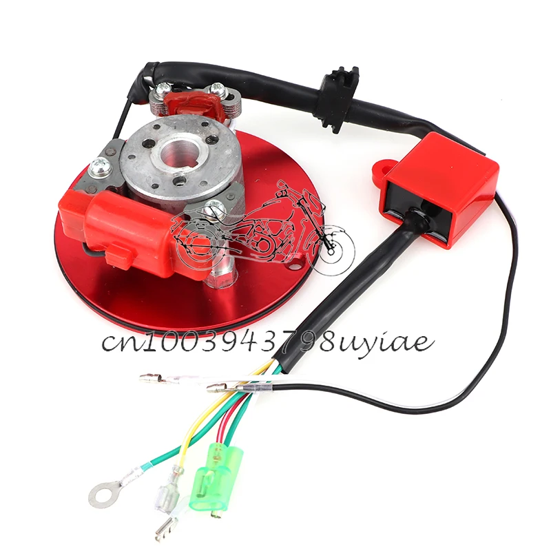 Rosso Per 110 125 140Cc Lifan Yx Pit Dirt Bike Racing Tator Magneto Rotore Interno Cdi Kit