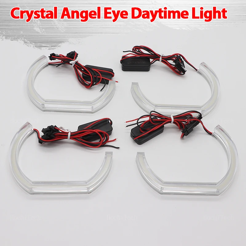 Dtm Car Angel Eyes Rings Led Car Headlight Drl Daytime Running Light Per Bmw E38 E39 E60 E53 E46 E90 E91 E92 E93 E70 E71