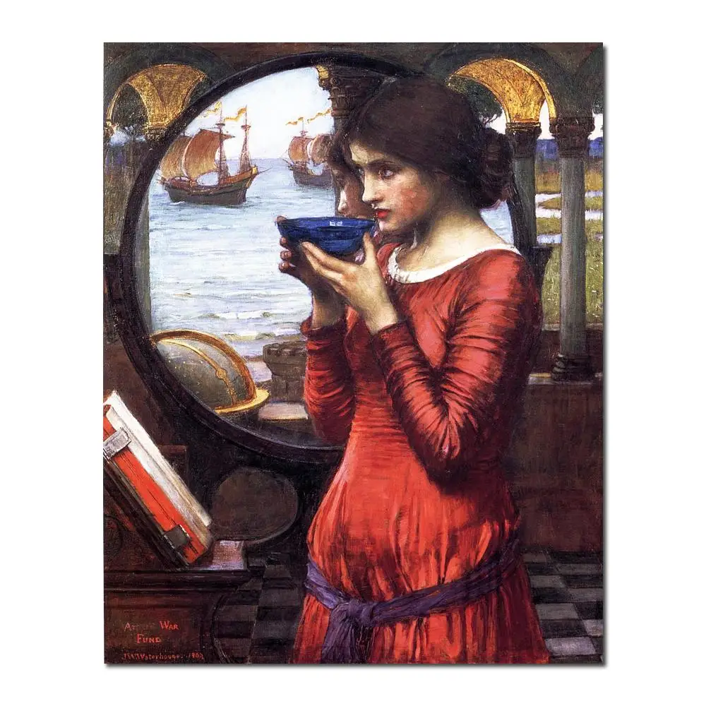 Moderno Dipinti Colorati Destino Di John William Waterhouse Mano Di Alta Qualità Dipinto