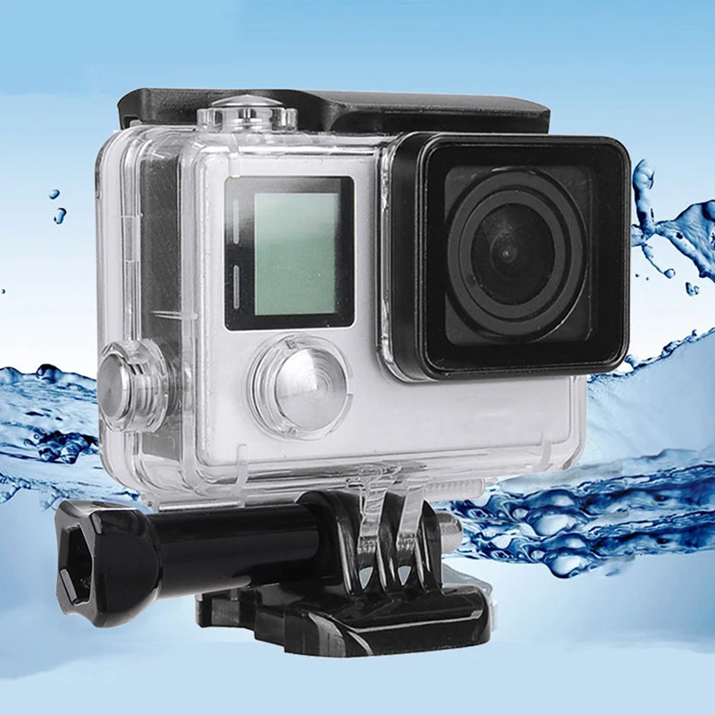 Per Gopro Custodia Impermeabile Per Gopro Hero 4 Hero 3 + Hero 3 Scatola Protettiva Subacquea Per Accessori Go Pro