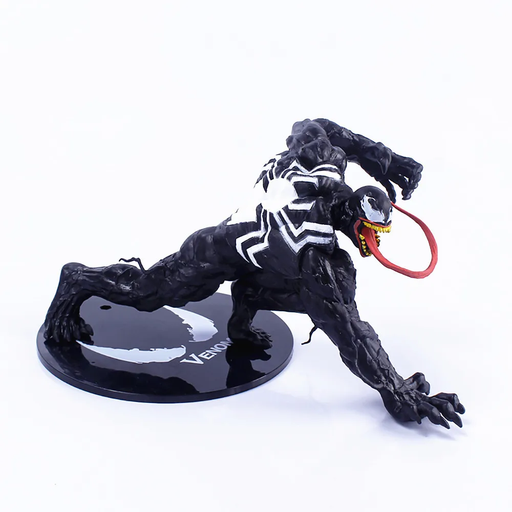 12Cm Disney Super Hero Venom Action Figure Decoration Birthday Cake Ornament Plastic Superhero Venom Gk Model Party Toy Gift