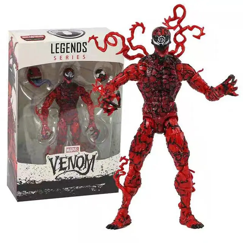 Marvel Legends Venom Series Carnage Venompool Baf 7 "Action Figure Pvc Collection Model Toy Doll Brinquedos