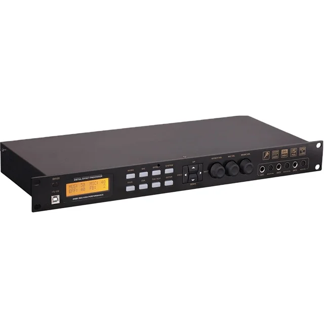 Digital Dj Ktv Karaoke Player Mixer Reverb Echo Usb Stage Studio Processore Di Effetti Audio