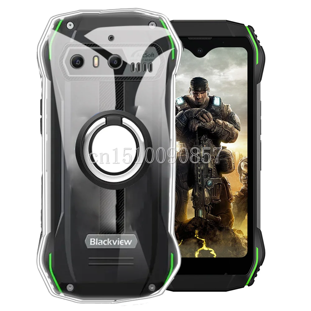 Custodia Per Blackview N6000 Ring Holder Custodia Morbida Antiurto In Tpu Per Blackview N6000 Couqe Funda